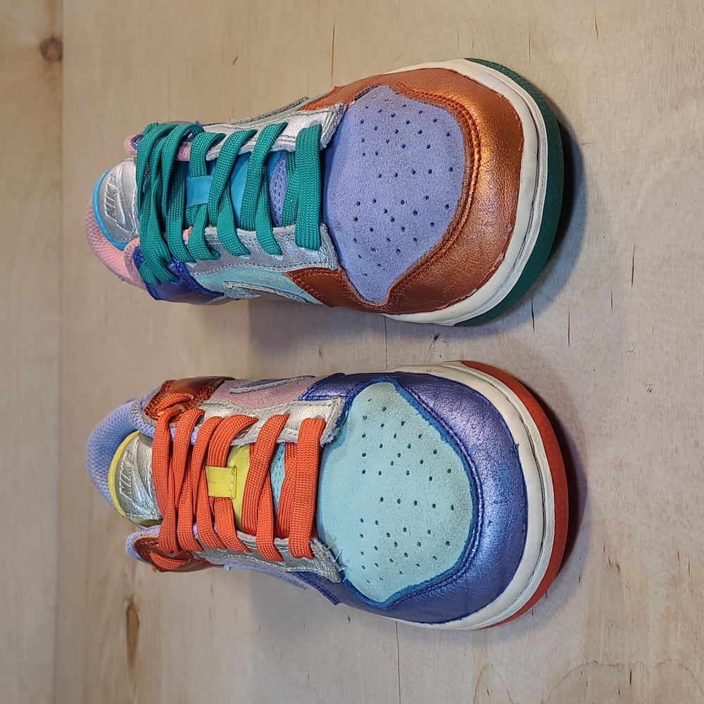 Nike Dunk Low Sunset Pulse Sneakers - Picture 3 of 10